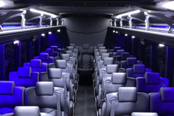 Berwyn Charter Bus Interior