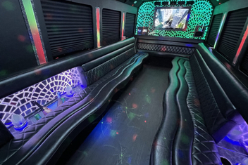 Berwyn Limo Bus Interior